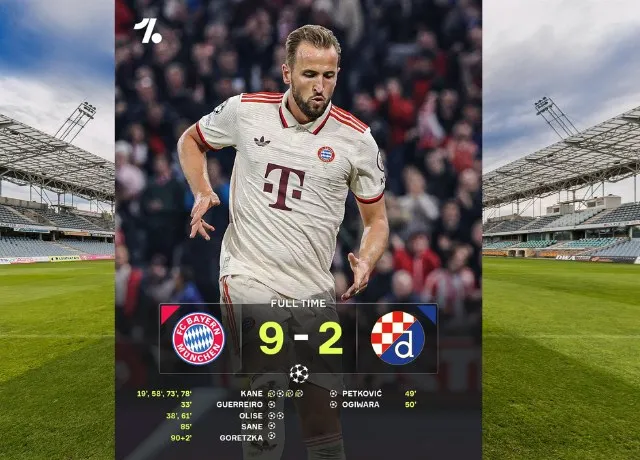 Cú Pocker của Harry Kane giúp Bayern bay cao tại cúp C1