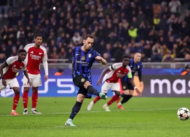 Arsenal thất bại 0-1 trước Inter Milan