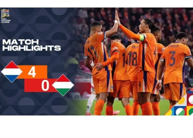 Dumfries góp công lớn giúp Hà Lan đánh bại Hungary 4-0