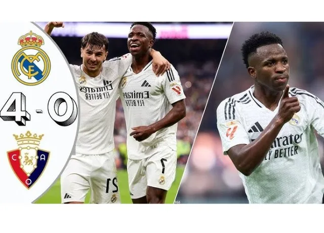 Quả bóng bạc Vinicius lập hat-trick giúp Real vượt qua khó khăn