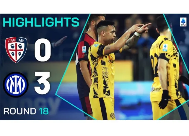 Inter bùng nổ hiệp 2 thắng 3-0 Cagliari leo lên thứ 2 BXH Serie A
