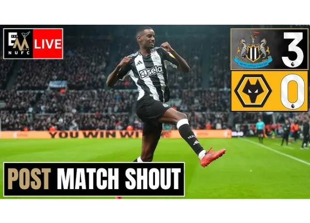Alexander Isak tỏa sáng với cú đúp Newcastle thắng đậm Wolves 3-0