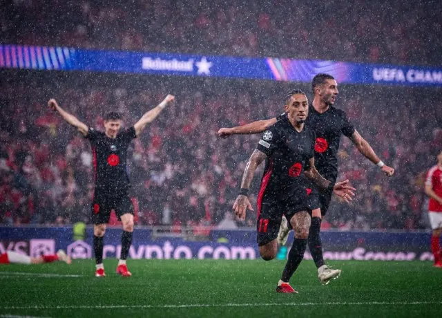 Trận đấu giữa Barca và Benfica tại vòng bảng Champions League 