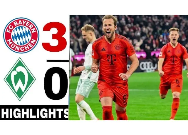Bayern Munich thắng dễ 3-0 trước Bremen trên sân nhà Allianz Arena