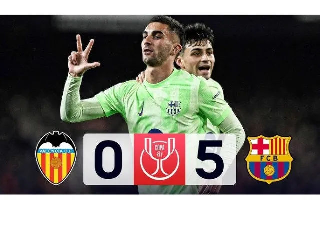 Ferran Torres tỏa sáng với hat-trick Barca hủy diệt Valencia