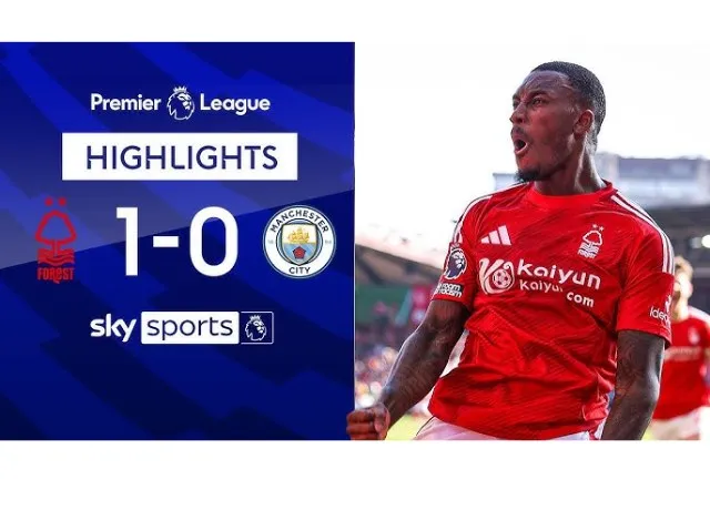 Man City nhận thất bại 0-1 trên sân của Nottingham
