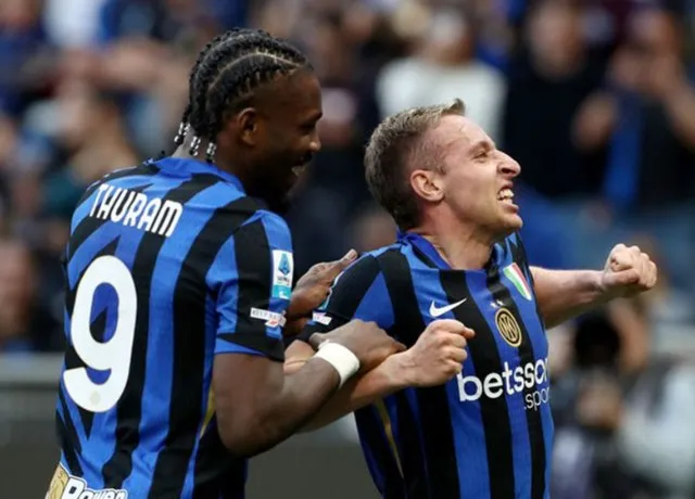 Inter tiếp tục đứng top 1 Serie A khi đánh bại Udinese 2-1