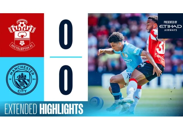 Man City bất lực trước khung thành Southampton hòa tỷ số không bàn thắng