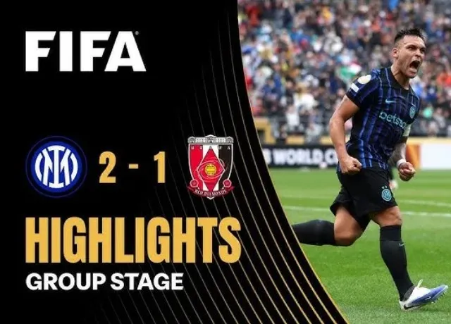 Inter lội ngược dòng 2-1 thành công trước Urawa Red ở phút bù giờ