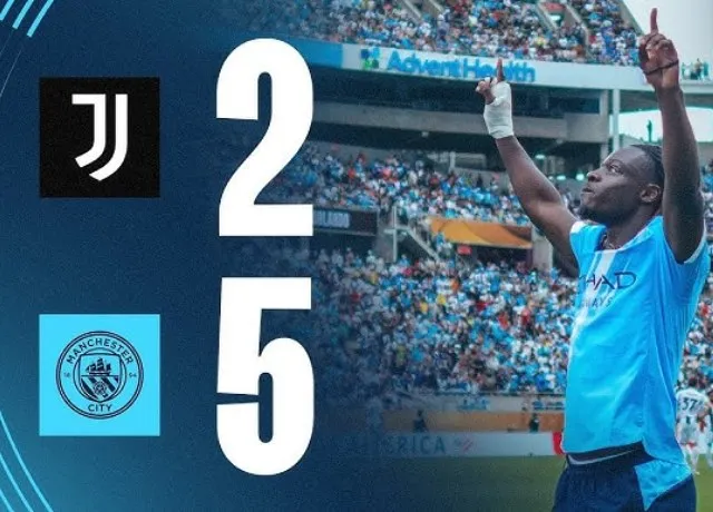 Man City hủy diệt Juventus với tỷ số 5-2 dẫn đầu bảng G