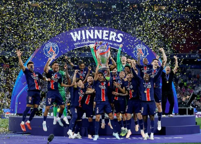 PSG lần đầu tiên vô địch C1 sau khi đánh bại Inter 5-0