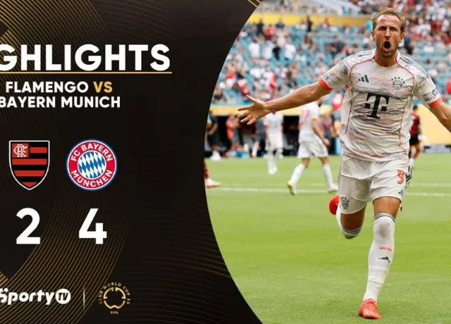 Harry Kane lập cú đúp Bayern đánh bại Flamengo với tỷ số 4-2