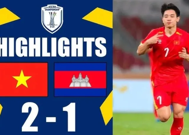 U23 Việt Nam thắng nhẹ nhàng U23 Campuchia với tỷ số 2-1